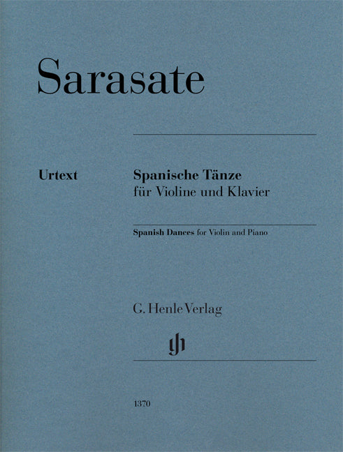 Danses espagnoles, pour violon et piano | Pablo de Sarasate