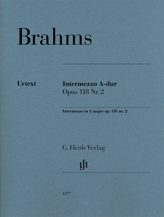 Intermezzo A-dur de Johannes Brahms, Livre pour piano