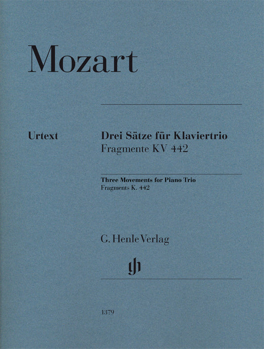 Trois mouvements pour trio avec piano | Wolfgang Amadeus Mozart