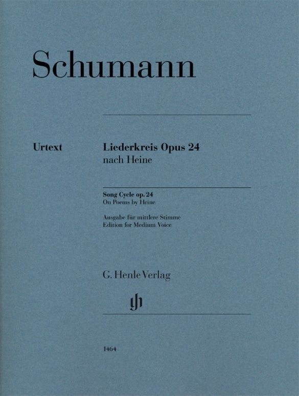 Cycle de mélodies, op. 24, sur des poèmes de Heine | Robert Schumann | Voix | Réduction pour piano | 1464