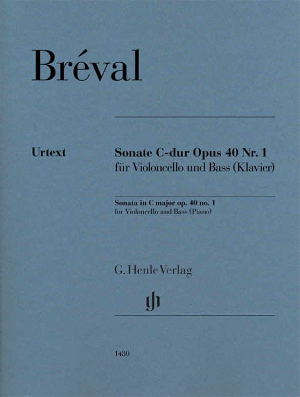 Sonate en ut majeur, opus 40 n° 1 | Jean-Baptiste Bréval