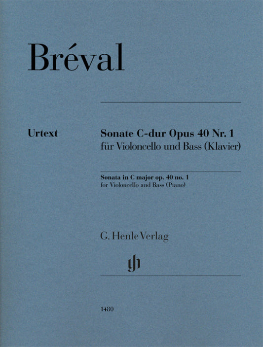 Sonate en ut majeur, opus 40 n° 1 | Jean-Baptiste Bréval