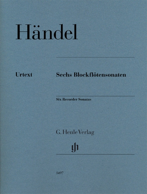 Six sonates pour flûte à bec | Georg Friedrich Händel | Flûte à bec | Livre + partie(s) séparée(s)