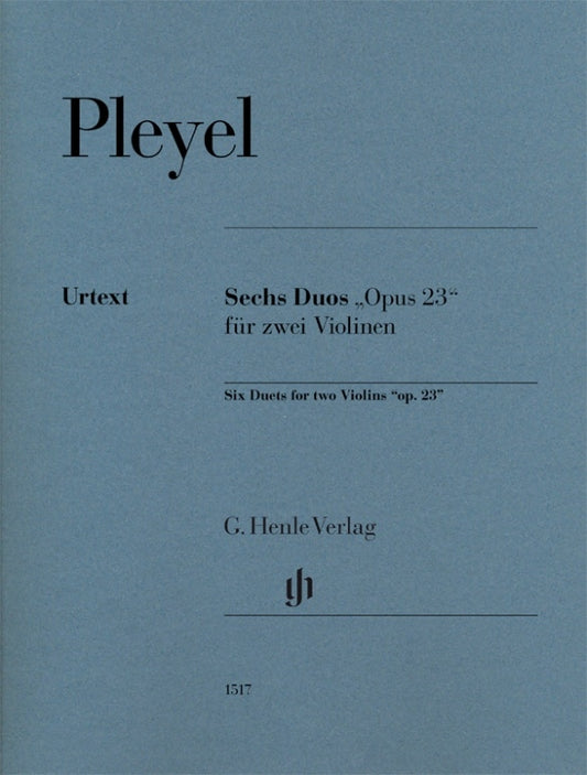 Six duos pour 2 violons, op. 23 | Ignaz Josef Pleyel