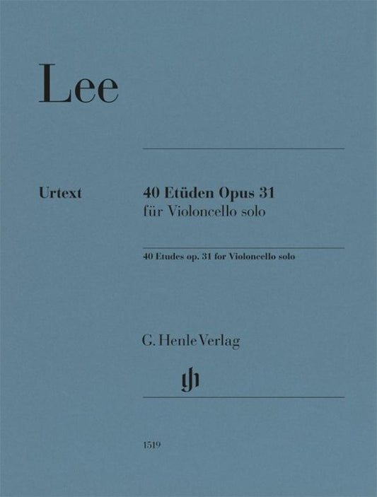 40 études pour violoncelle seul, op. 31 | Sebastian Lee