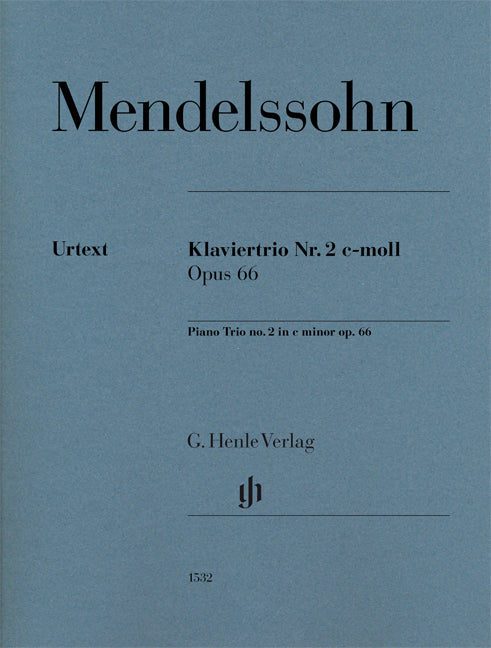 Trio avec piano n° 2 en ut mineur, opus 66 | Felix Mendelssohn Bartholdy