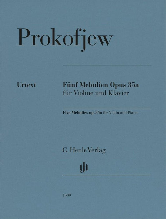 Cinq mélodies, op. 35a | Sergei Prokofiev | Violon