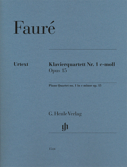 Quatuor avec piano n° 1 en ut mineur | Gabriel Fauré