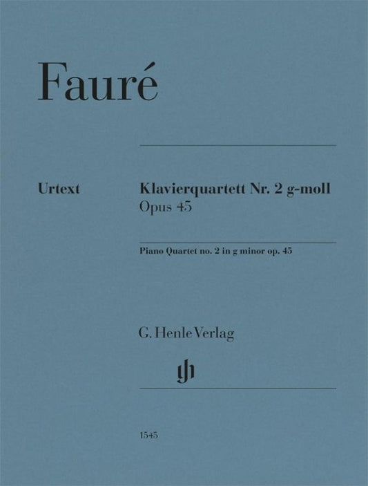 Quatuor avec piano n° 2 en sol mineur | Gabriel Fauré