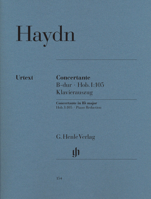 Sinfonia concertante | Franz Joseph Haydn | Orchestre | Réduction pour piano