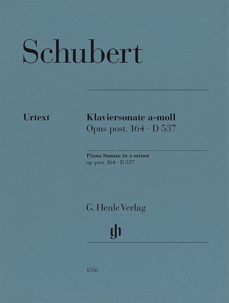 Sonate pour piano en la mineur, op. posth. 164, D. 537 | Franz Schubert