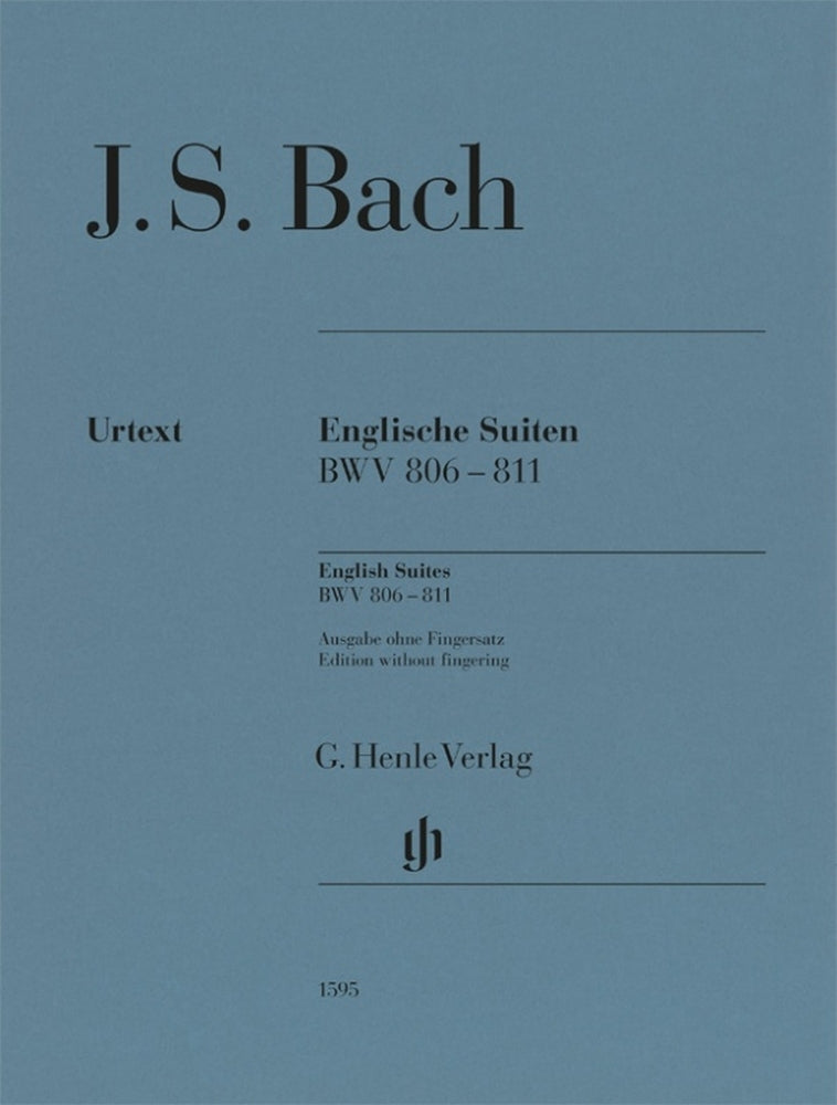 Suites anglaises, BWV 806-811 | Johann Sebastian Bach | Piano | Livre | HN 1595