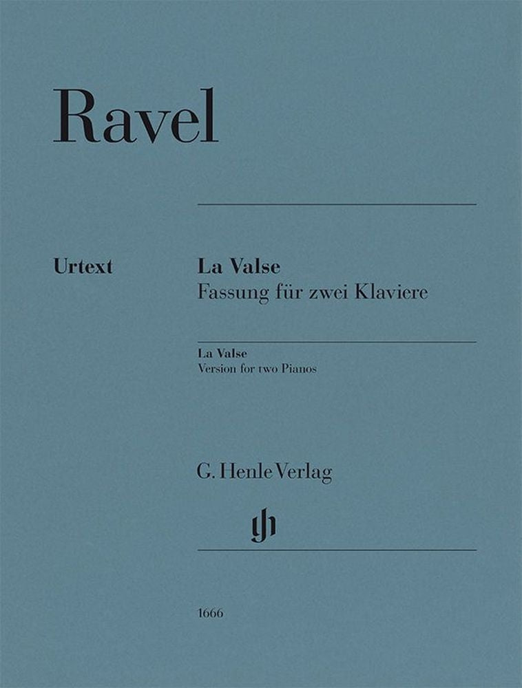 La Valse | Maurice Ravel | Piano | Livre | HN 1666