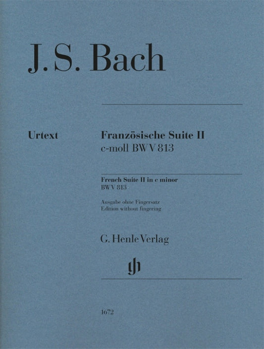Suite française II - en ré mineur, BWV 813 | Johann Sebastian Bach | Piano | Livre | HN 1672