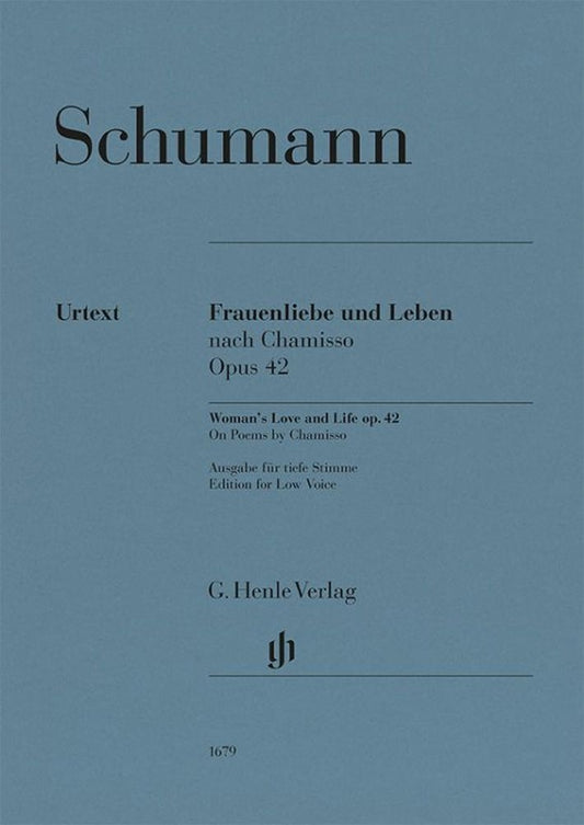 Frauenliebe und Leben (Amour et vie d'une femme), op. 42, d'après Chamisso | Robert Schumann | Voix | Livre | HN 1679