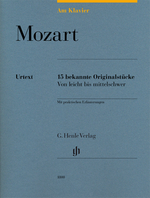 Au piano - 15 pièces originales célèbres | Wolfgang Amadeus Mozart
