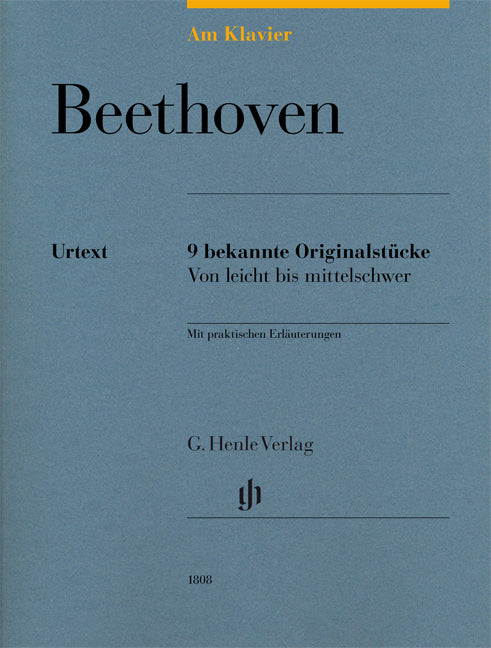 Beethoven : 9 pièces originales célèbres | Piano
