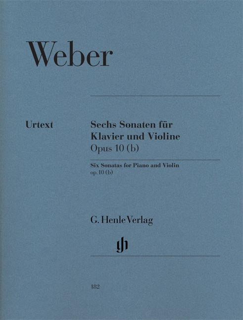 6 sonates pour piano et violon, op. 10 | Carl Maria von Weber