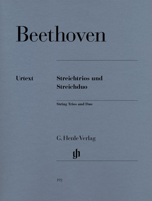 Trios à cordes, op. 3, 8 et 9, et Duo à cordes, WoO 32 | Ludwig van Beethoven