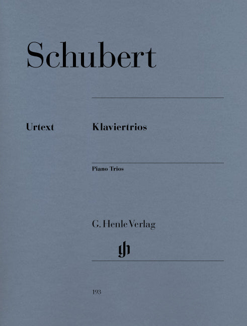Trios avec piano | Franz Schubert | Violon