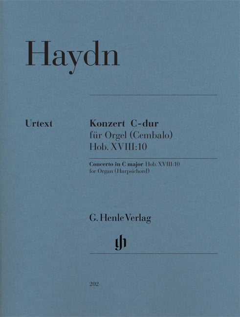 Concerto pour orgue | Franz Joseph Haydn | Orgue | Livre | HN 202