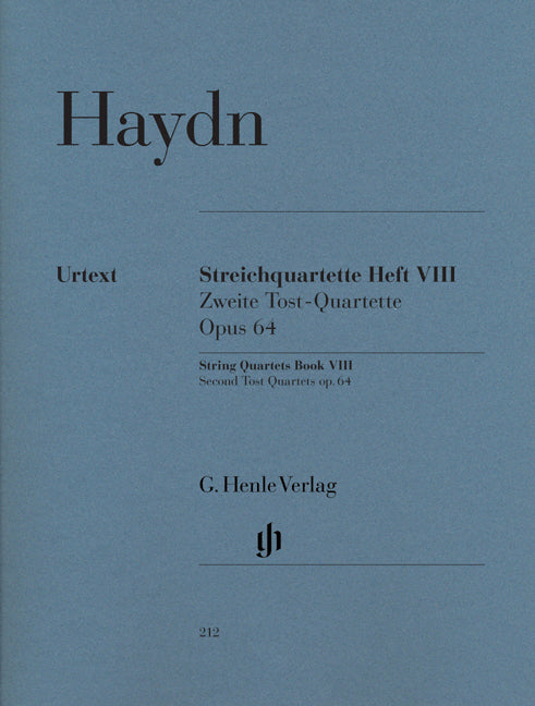 Quatuors à cordes - Cahier VIII, op. 64 | Franz Joseph Haydn