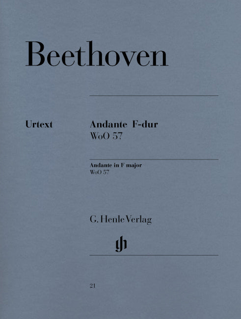 Andante en fa majeur, WoO 57 | Ludwig van Beethoven | Piano