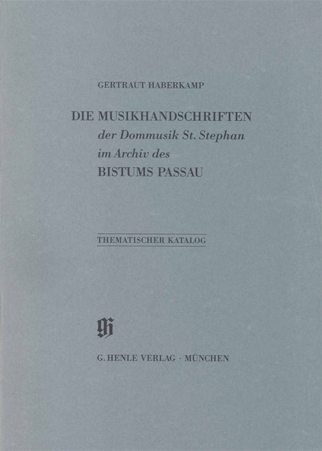 KBM 21 - Musique de la cathédrale St. Stephan | éd. Bayerische Staatsbibliothek