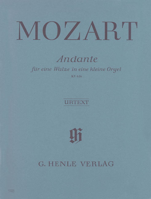 Andante, K. 616 | Wolfgang Amadeus Mozart | Piano