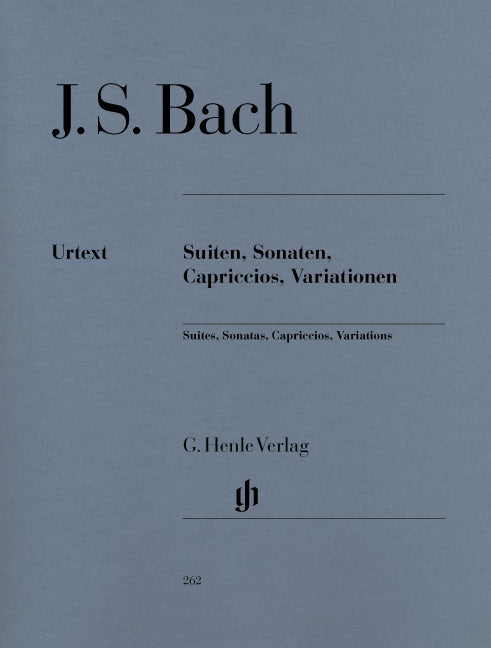 Suites, sonates, capriccios, variations | Johann Sebastian Bach | Piano | Livre | HN 262