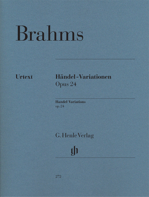 Variations Haendel, op. 24 | Johannes Brahms | Piano