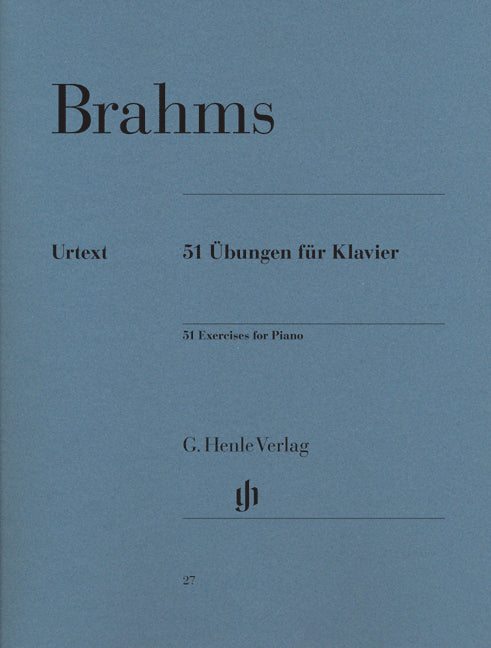 51 exercices | Johannes Brahms | Piano