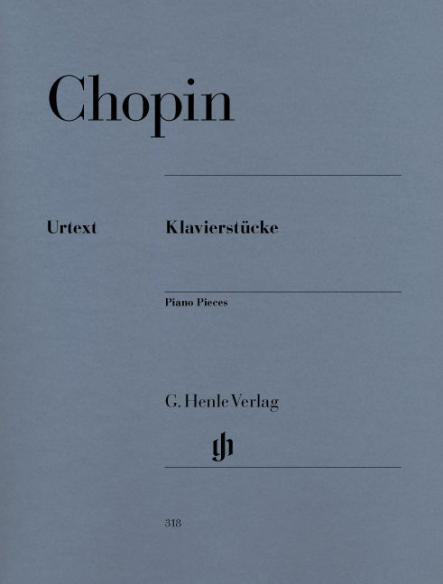 Pièces pour piano | Frédéric Chopin | Piano | Livre | HN 318