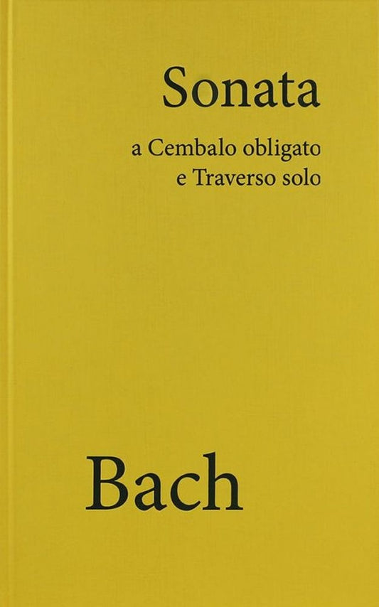 Sonate en si mineur, BWV 1030 - fac-similé | Johann Sebastian Bach
