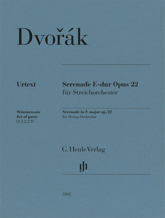 Sérénade en mi majeur, op. 22 | Antonin Dvorak | Orchestre à cordes | Jeu de parties