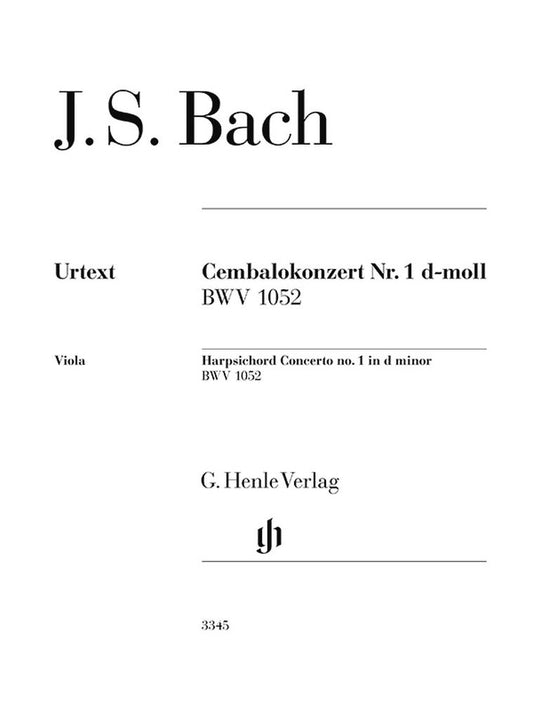 Concerto pour clavecin n° 1 en ré mineur, BWV 1052 | Johann Sebastian Bach | Ensemble de chambre | Partie séparée | 3345