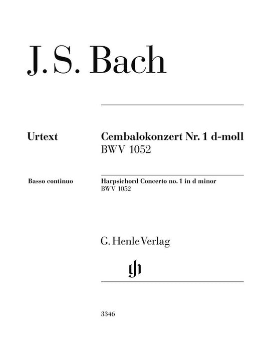 Concerto pour clavecin n° 1 en ré mineur, BWV 1052 | Johann Sebastian Bach | Ensemble de chambre | Partie séparée | 3346