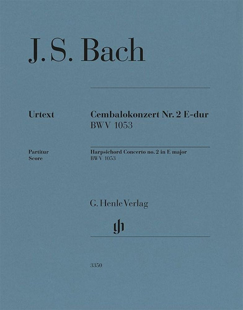 Concerto pour clavecin n° 2 en mi majeur, BWV 1053 | Johann Sebastian Bach | Orchestre | Partition