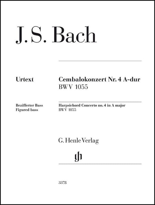 Concerto pour clavecin n° 4 en la majeur, BWV 1055 | Johann Sebastian Bach | Orchestre | Partie séparée