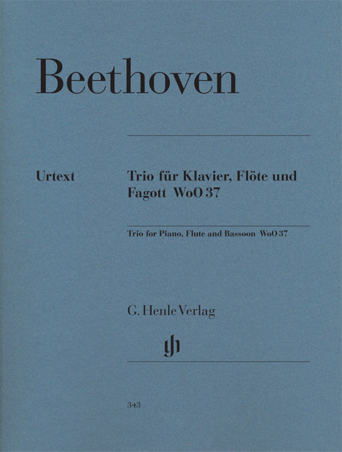Trio pour piano, flûte et basson, WoO 37 | Ludwig van Beethoven
