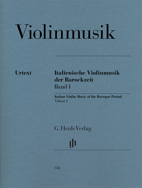 Italienische Violinmusik der Barockzeit 1, Livre pour violon et Piano