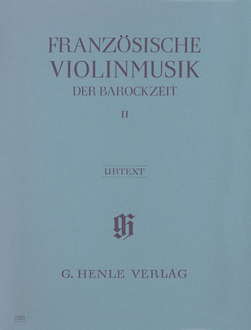 Musique française pour violon de l'époque baroque 2