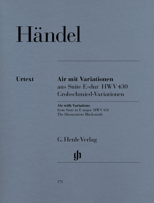 Air avec variations, extrait de la Suite en mi majeur | Georg Friedrich Händel