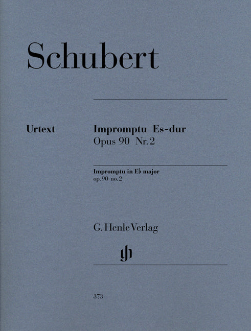 Impromptu In E Flat D.899 de Franz Schubert, Livre pour piano