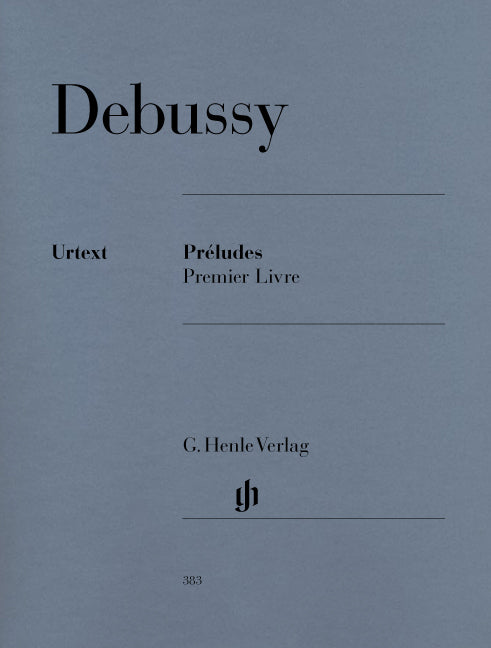 Préludes - Premier Livre | Claude Debussy | Piano | Livre | HN 383