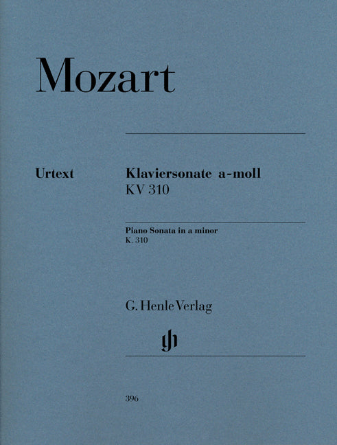Sonate pour piano en la mineur, K. 310 | Wolfgang Amadeus Mozart