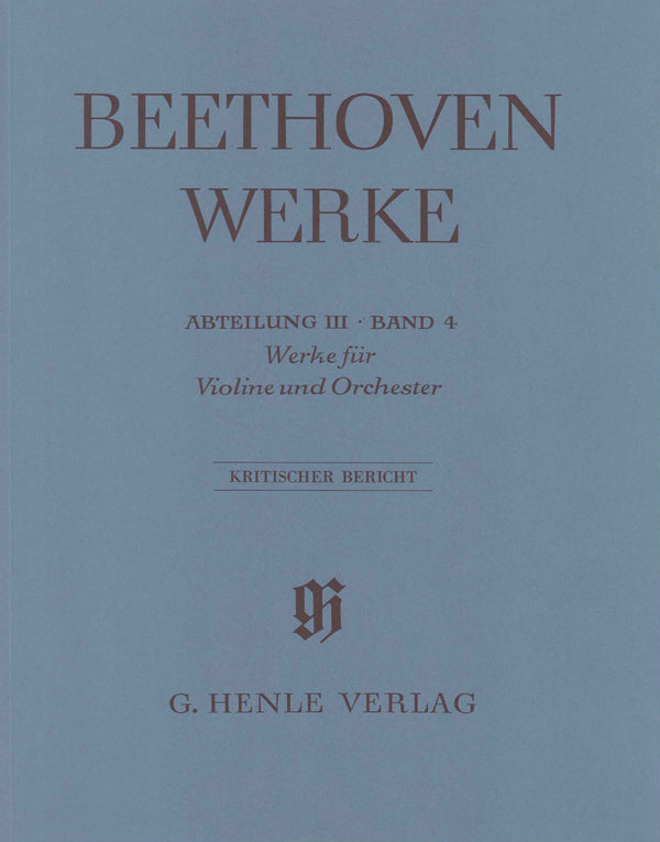 Œuvres pour violon et orchestre - Broché | Ludwig van Beethoven