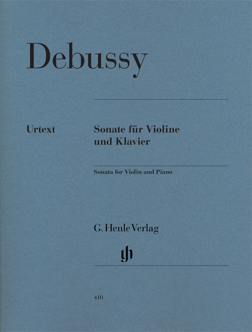 Sonate pour violon et piano en sol mineur | Claude Debussy