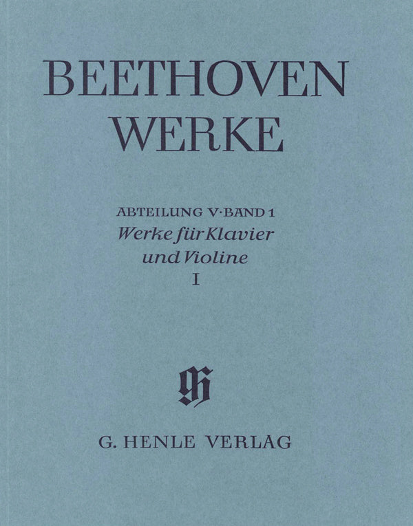 Œuvres pour piano et violon - Volume I | Ludwig van Beethoven | Violon | Livre | HN 4141