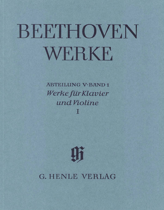 Œuvres pour piano et violon - Volume I | Ludwig van Beethoven | Violon | Livre | HN 4141